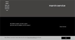 Desktop Screenshot of marvin-service.de